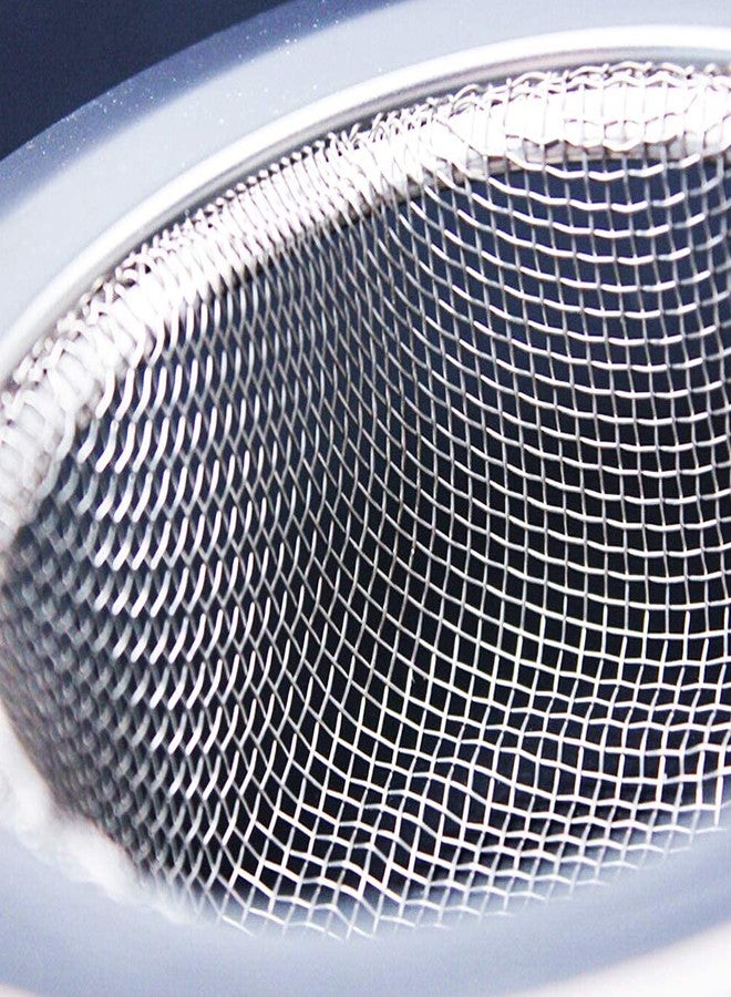 ILLUVA Stainless Steel Bathroom Shower Hair Filter Catcher Drain Cover Kitchen Sink Plug Strainer Hole Cover (Pack of 2) - Image 5